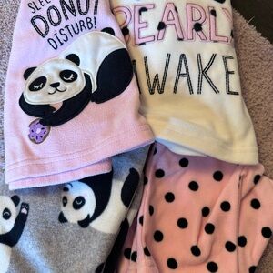 Simple Joys by Carter’s Fleece Pajamas 12M Panda Bear 2 Sets